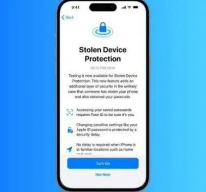 郧西苹果授权维修店分享被盗设备保护功能开启方法 