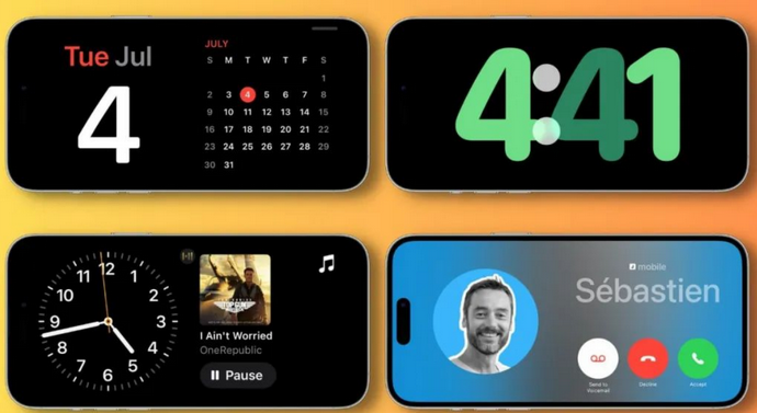 郧西苹果手机维修分享iOS17横屏充电待机显示有什么好处 